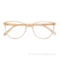 2023 Small Optical Counter Eyewear Eyeglass Men Acetate Eyeglass Grasses Frames